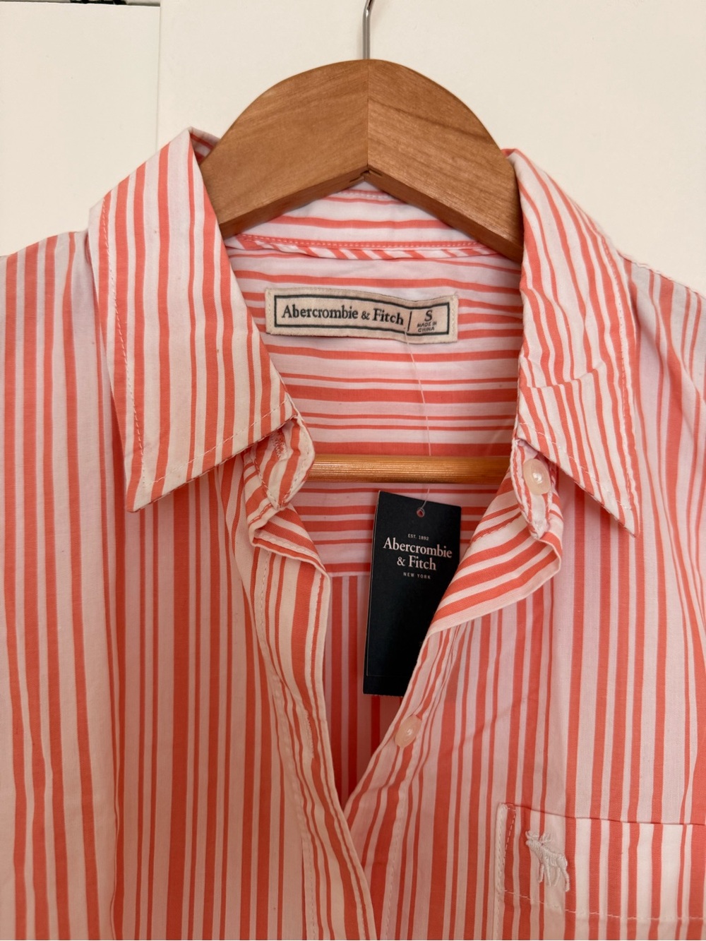 Abercrombie & Fitch Striped Button Down